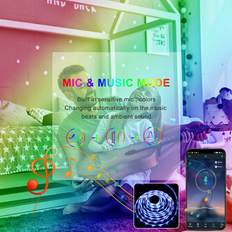 BRAND NEW 5050 RGB LED Strip Bluetooth Remote