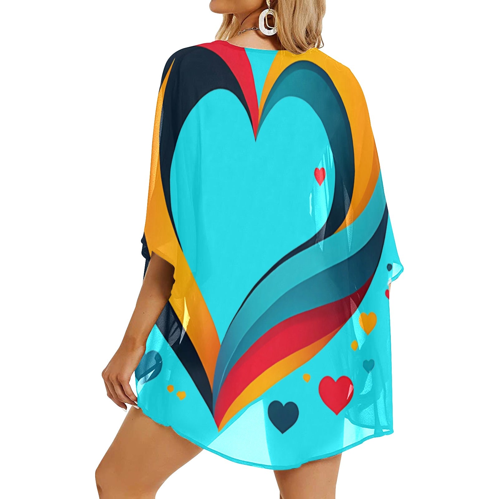 Women's Kimono Chiffon Cover Up (H51)