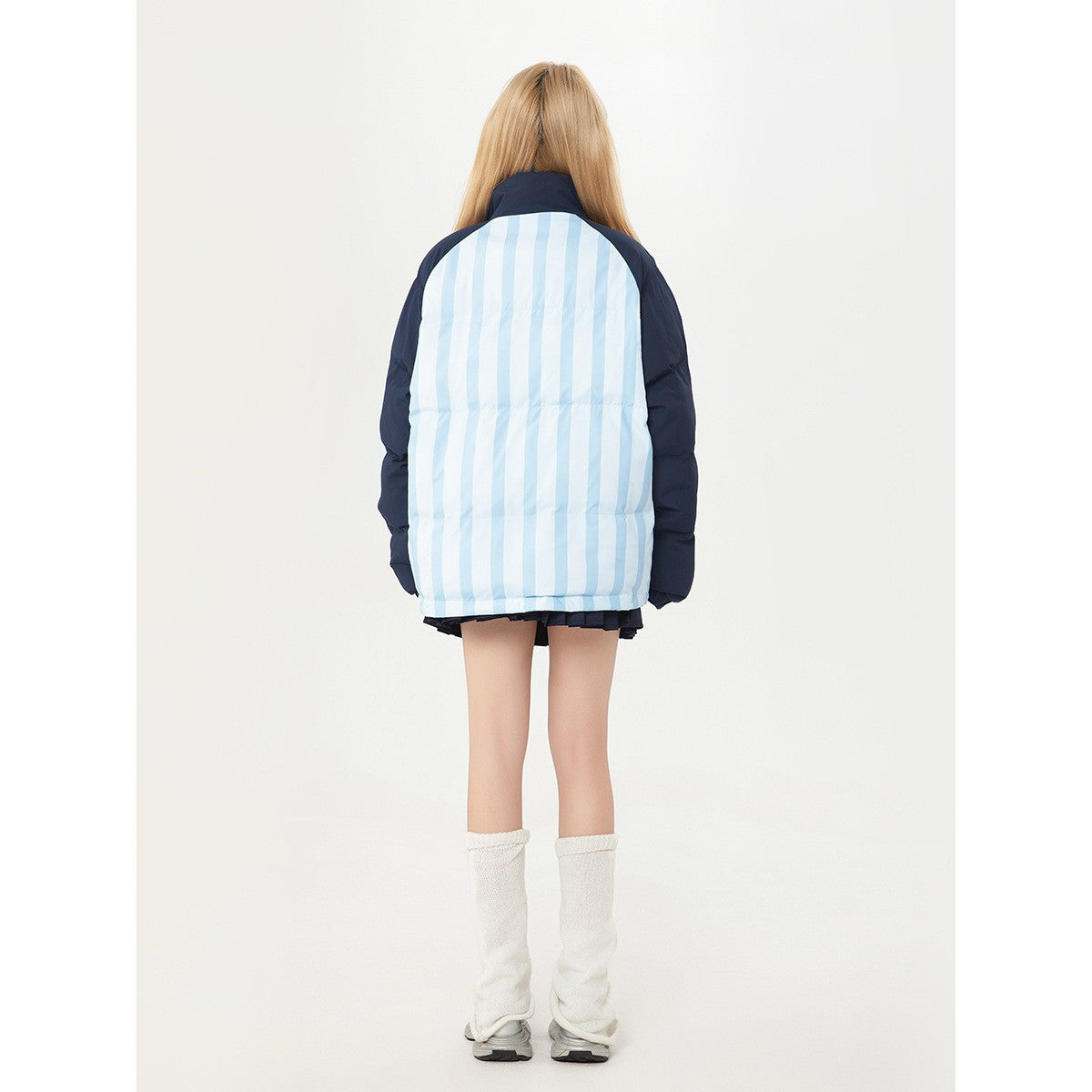 Streetwear Warm Stand Collar Cotton Coat Unisex Loose Cotton Jacket Winter Outerwear